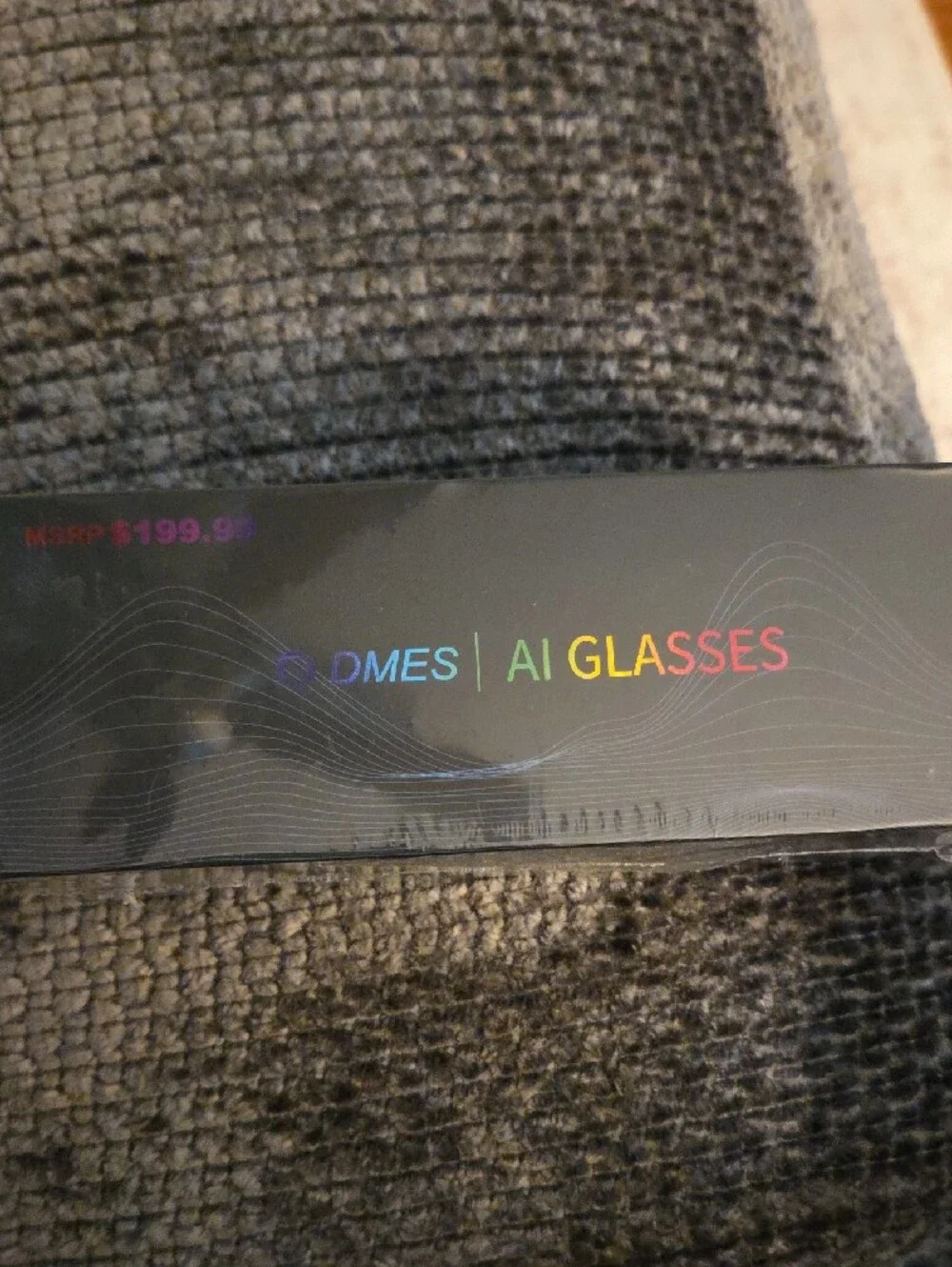 AI Glasses - Black Smart AR Eyewear